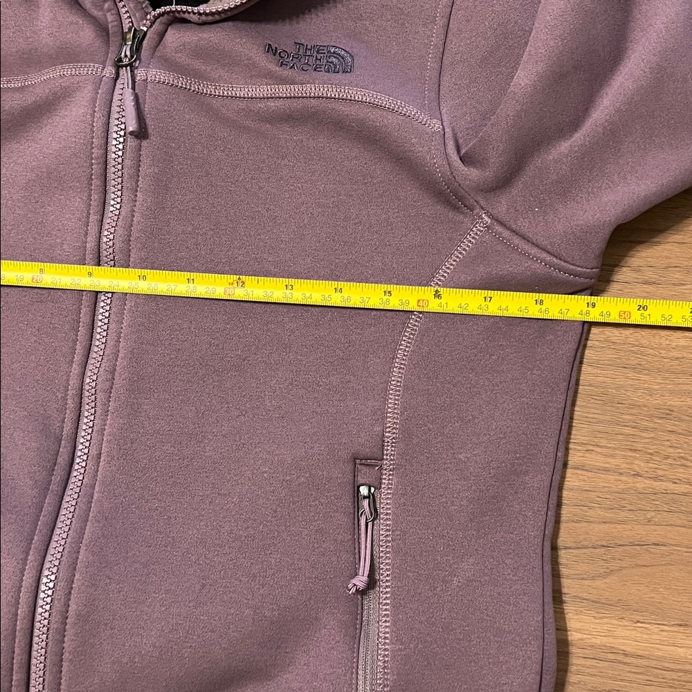 North Face Jacket Womens M Full Zip Long Sleeve Outdoors Purple Fleece Casual - Picture 7 of 9